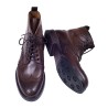 GREEN GEORGE STIVALETTO BROGUE MARRONE INVECCHIATO