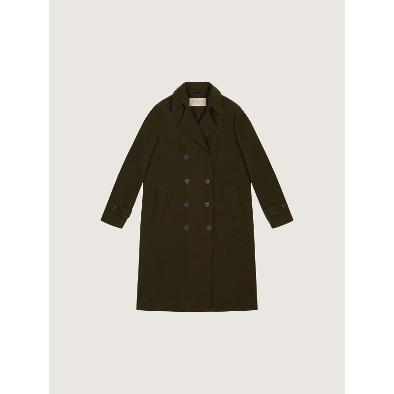 CIRCOLO 1901 Cappotto doppiopetto militare 100% lana vergine  Art. FD2557