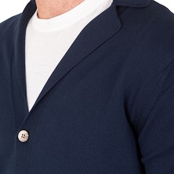 LABORATORIO 38  cardigan giacca cotone  art.HS4134 NAVY