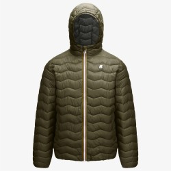 K-WAY Jack Quilted Warm ART. K6121HW COL. WMR GREEN BLACKISH