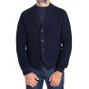 AROVESCIO CARDIGAN PUNTO PELLICCIA ART. 11117 COL. BLU