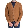 AROVESCIO CARDIGAN PUNTO PELLICCIA ART. 11117 COL. CARAMELLO