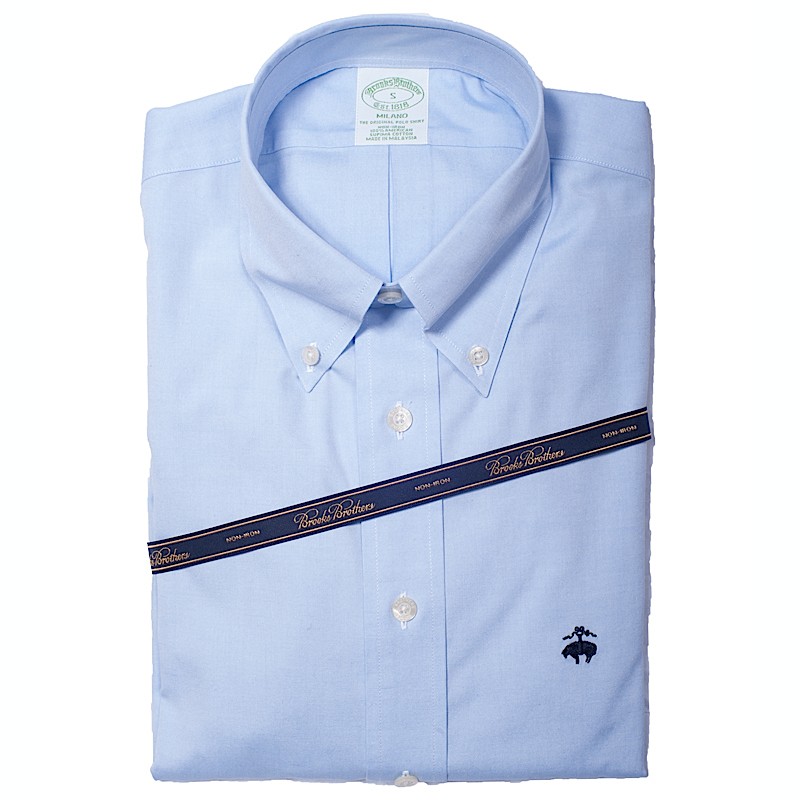 CAMICIA CELESTE BROOKS BROTHERS